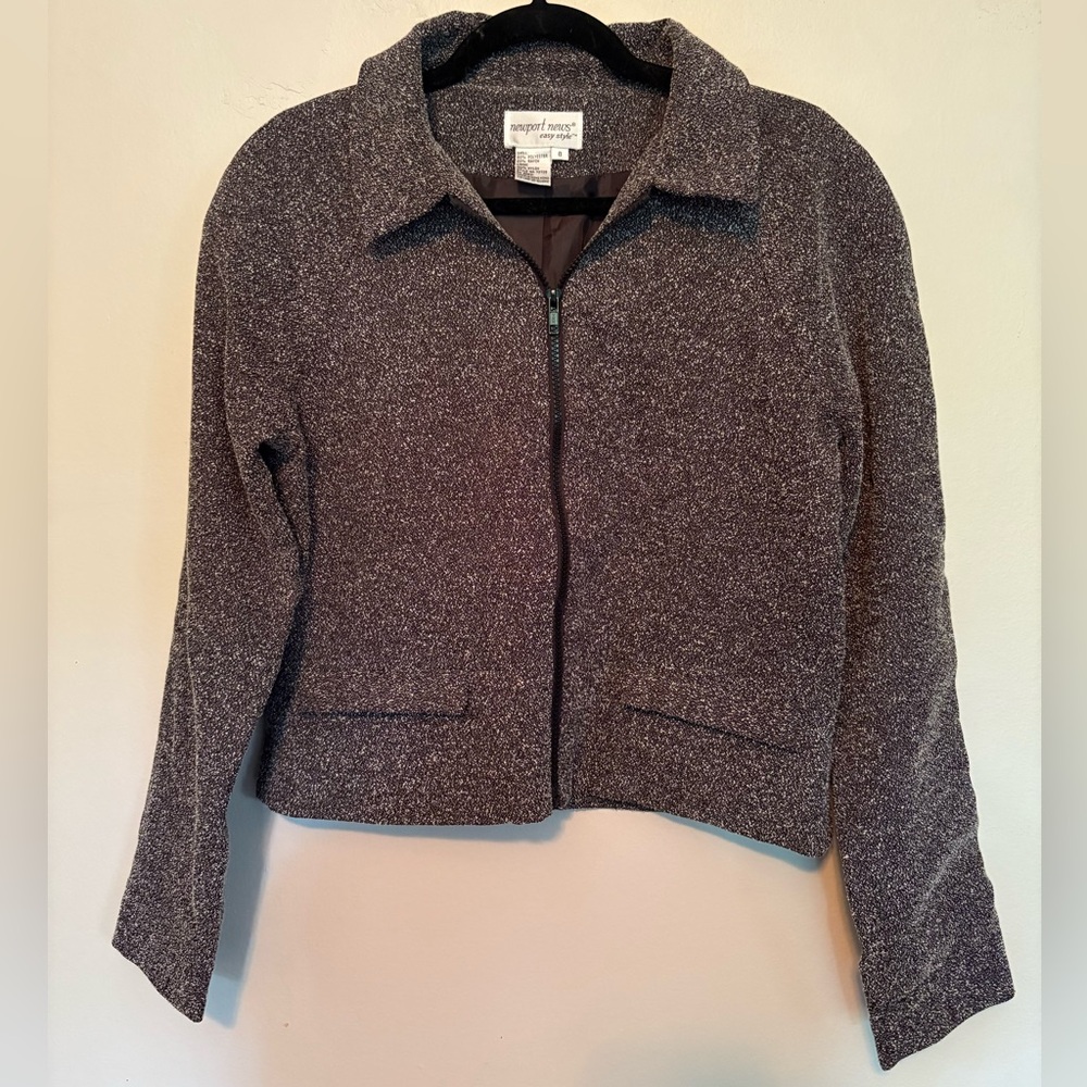 Vintage Newport News Speckled Zip Jacket